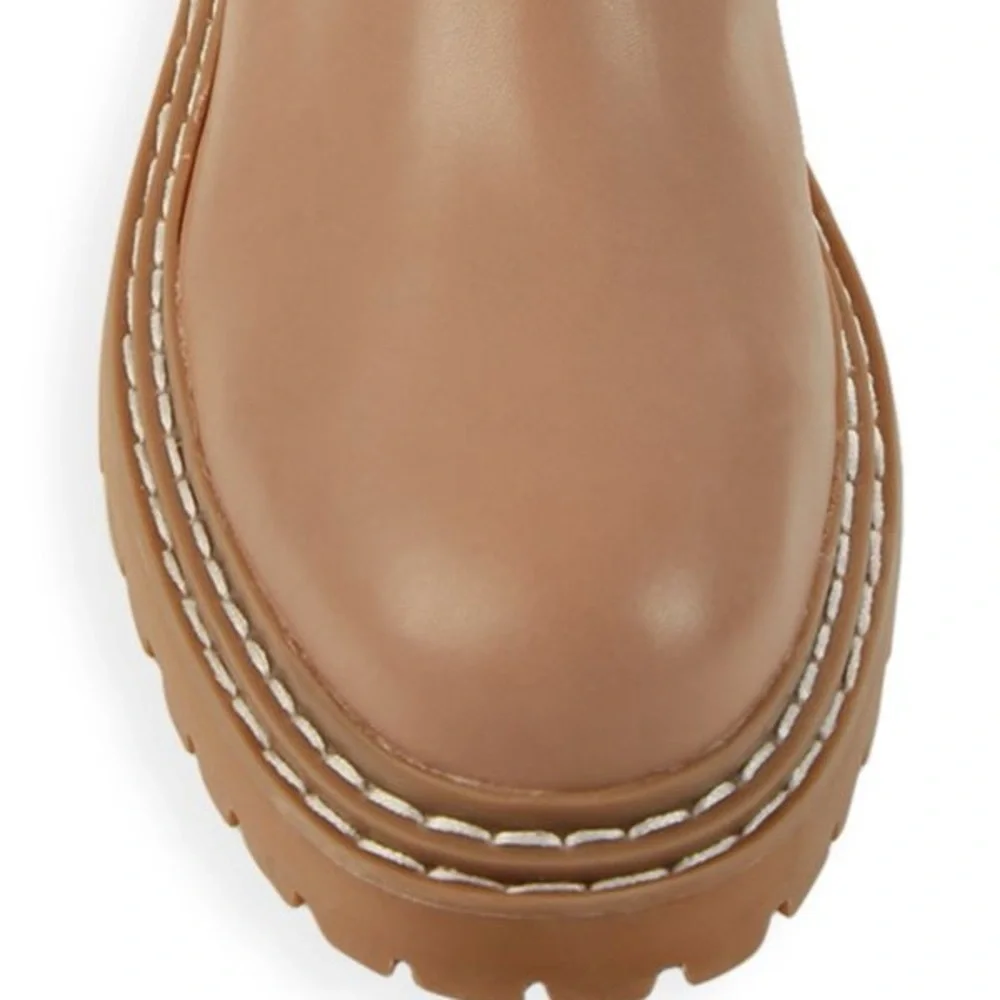 Splendid Antonia Tall Boots with Shearling in Cognac